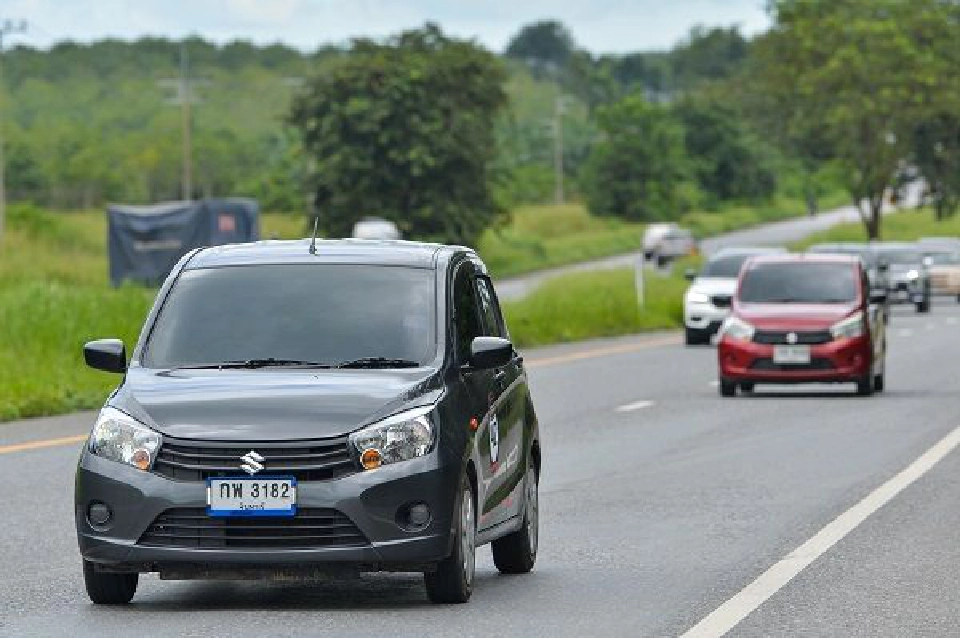 Suzuki Celerio อัตราบริโภคน้ำมัน 33 กม./ลิตร จากการแข่งขันประจำปี