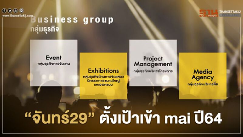 “จันทร์29” ตั้งเป้าเข้า mai ปี64 “จันทร์29” ตั้งเป้าเข้า mai ปี64