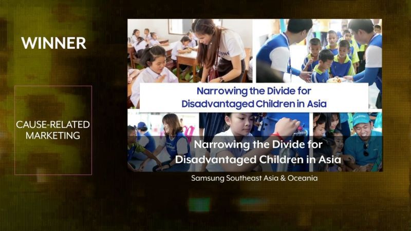 "Samsung Love & Care" คว้ารางวัลซีเอสอาร์ Gold SABER