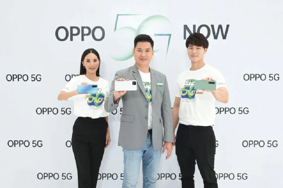 ออปโป้ส่ง3รุ่นใหม่ลุยสมาร์ทโฟน5G