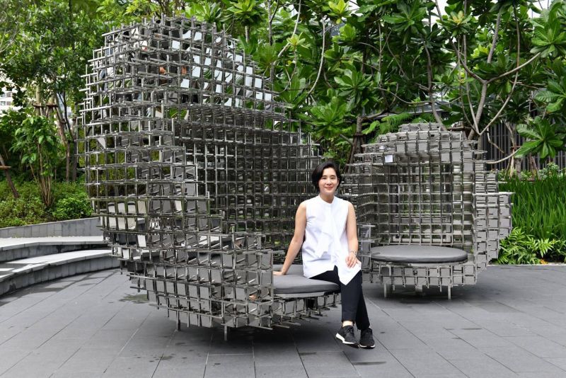 เปิดโฉมงานศิลปะ  " โครงการ เดอะ ปาร์ค" มิกซ์ยูส 8 พันล.