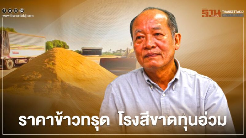 ราคาข้าวทรุด  โรงสีขาดทุนอ่วม