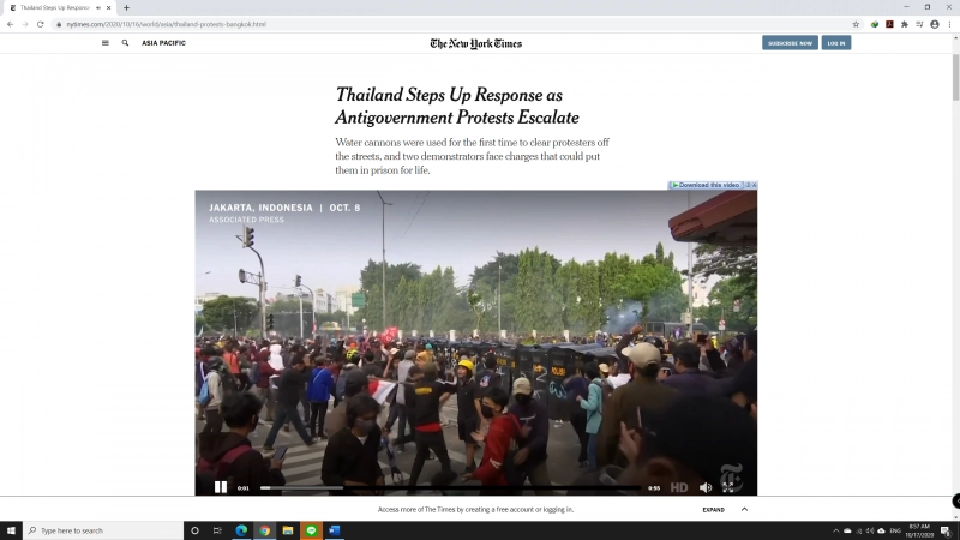 รวมความเคลื่อนไหว ปฏิกิริยา และการเสนอข่าวของต่างประเทศ