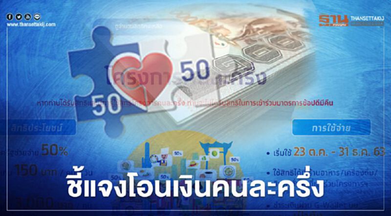 ลงทะเบียนคนละครึ่ง ไม่จำเป็นโอนเเงินเข้าแอปเป๋าตัง ครั้งเดียว 3,000 ลงทะเบียนคนละครึ่ง ไม่จำเป็นโอนเเงินเข้าแอปเป๋าตัง ครั้งเดียว 3,000
