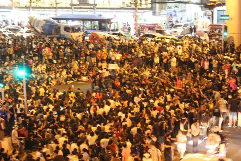 ประมวลภาพ #ม็อบ20ตุลา คณะราษฎร