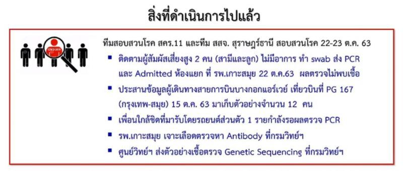 เปิด Timeline หญิงฝรั่งเศสติดโควิด-19 ที่เกาะสมุย