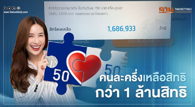 www.คนละครึ่ง.com ตรวจสอบสิทธิ วันนี้ เหลือเพียงกว่า 1 ล้านสิทธิ www.คนละครึ่ง.com ตรวจสอบสิทธิ วันนี้ เหลือเพียงกว่า 1 ล้านสิทธิ