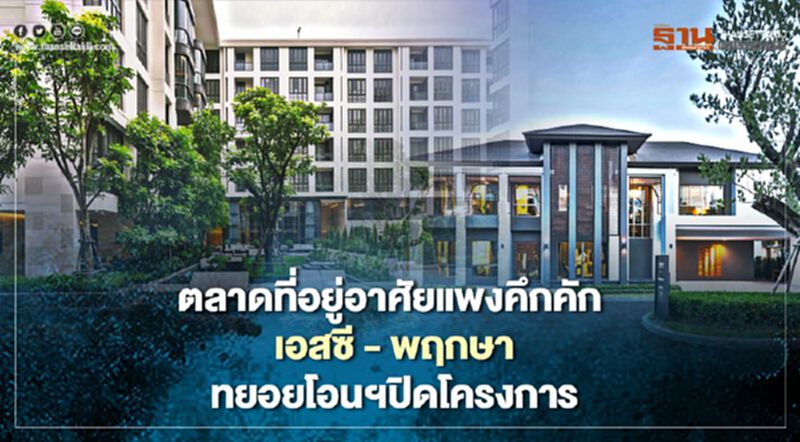 ตลาดที่อยู่อาศัยแพงคึกคัก เอสซี - พฤกษา ทยอยโอนฯปิดโครงการ ตลาดที่อยู่อาศัยแพงคึกคัก เอสซี - พฤกษา ทยอยโอนฯปิดโครงการ