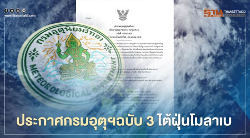 เตือนภัย" พายุโมลาเบ "จ่อถล่มไทย 28 -30 ต.ค. เตือนภัย" พายุโมลาเบ "จ่อถล่มไทย 28 -30 ต.ค.