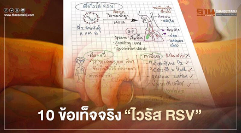 10 ข้อเท็จจริงเรื่องไวรัส RSV ระบาดหนักในเด็กเล็ก หมอชี้มาตรการป้องกันโควิดช่วยได้ 10 ข้อเท็จจริงเรื่องไวรัส RSV ระบาดหนักในเด็กเล็ก หมอชี้มาตรการป้องกันโควิดช่วยได้