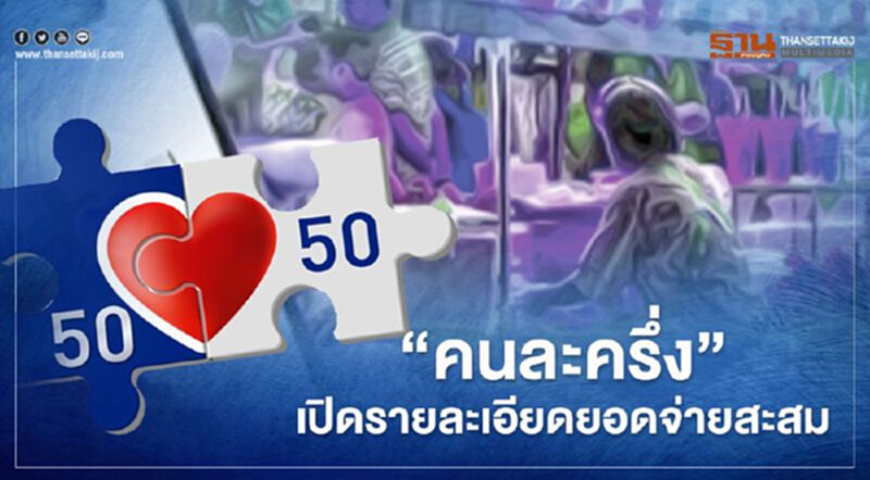 "คนละครึ่ง" เปิดรายละเอียดยอดจ่ายสะสม 1,225 ล้านบาท "คนละครึ่ง" เปิดรายละเอียดยอดจ่ายสะสม 1,225 ล้านบาท