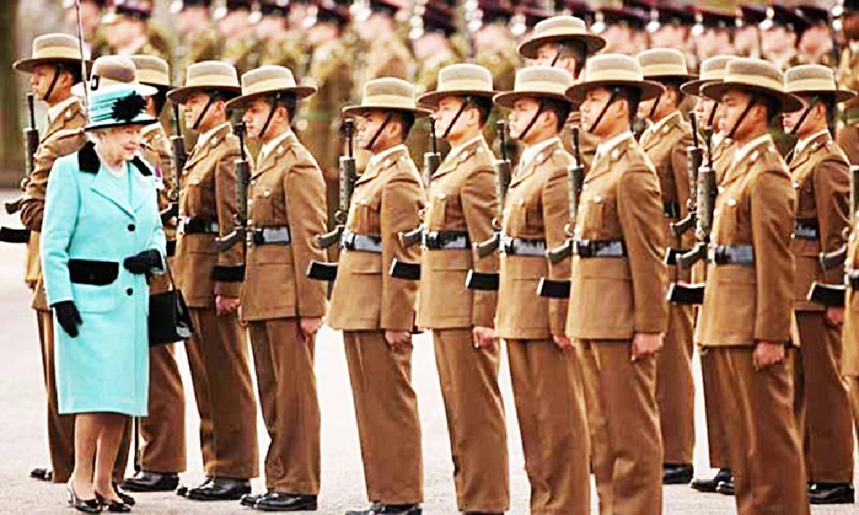 สมเด็จฯเสด็จตรวจพลกองทหารกุรข่า