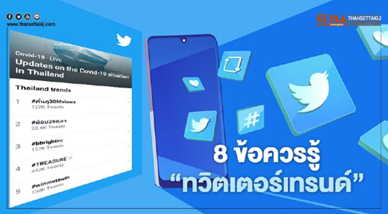 8 ข้อควรรู้ “ทวิตเตอร์เทรนด์” 8 ข้อควรรู้ “ทวิตเตอร์เทรนด์”
