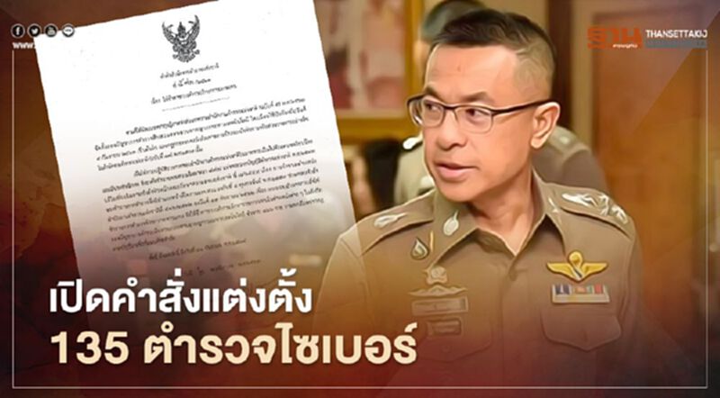เปิดรายชื่อ 135 ตำรวจไซเบอร์สังกัด"บช.สอท" ตามคำสั่งสตช.แต่งตั้ง เปิดรายชื่อ 135 ตำรวจไซเบอร์สังกัด"บช.สอท" ตามคำสั่งสตช.แต่งตั้ง