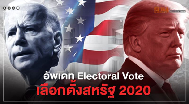 เช็ก ผลเลือกตั้งสหรัฐ 2020 คะแนน Electoral Vote ล่าสุดที่นี่ เช็ก ผลเลือกตั้งสหรัฐ 2020 คะแนน Electoral Vote ล่าสุดที่นี่