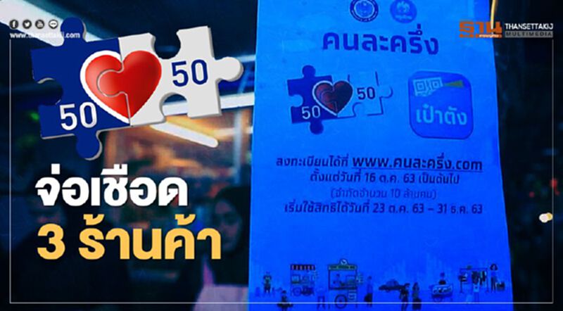 คนละครึ่ง จ่อเชือด 3ร้านค้า กระทรวงการคลังร้อง ปอศ.สอบโกงเงิน คนละครึ่ง จ่อเชือด 3ร้านค้า กระทรวงการคลังร้อง ปอศ.สอบโกงเงิน