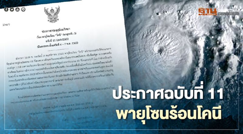 เช็กทีนี่! พายุโคนี จ่อถล่ม 9 จังหวัด ระวังผลผลิตทางการเกษตรเสียหาย เช็กทีนี่! พายุโคนี จ่อถล่ม 9 จังหวัด ระวังผลผลิตทางการเกษตรเสียหาย
