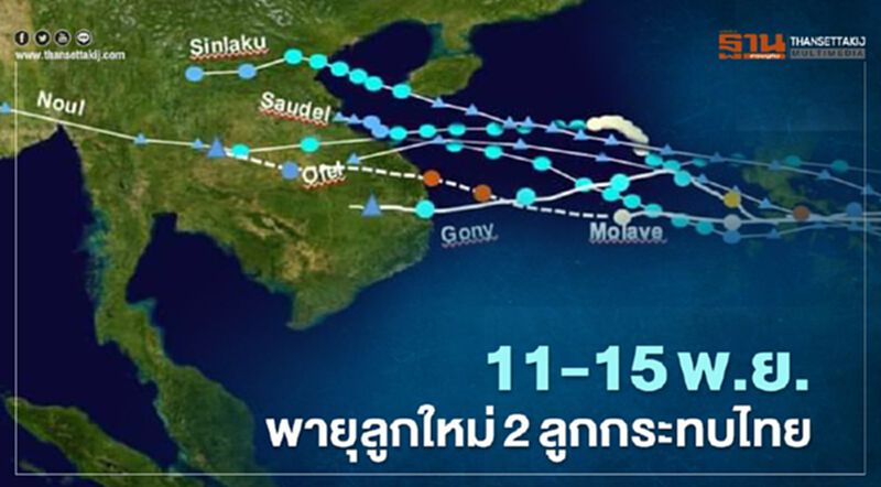 จับตา"พายุลูกใหม่" จ่อขึ้นฝั่งเวียดนามคาดกระทบไทย จับตา"พายุลูกใหม่" จ่อขึ้นฝั่งเวียดนามคาดกระทบไทย