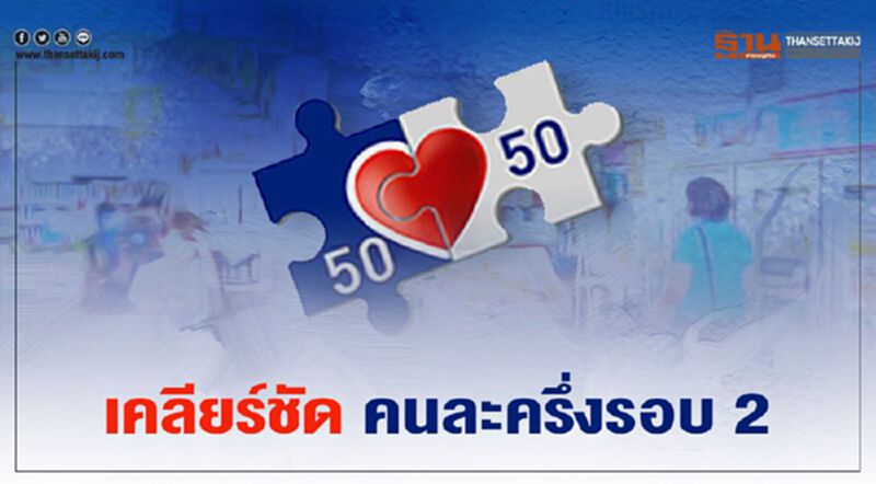 คนละครึ่งรอบ 2 กลุ่มยืนยันตัวตนแอปฯเป๋าตังรอบแรกไม่ผ่านเตรียมเฮ คนละครึ่งรอบ 2 กลุ่มยืนยันตัวตนแอปฯเป๋าตังรอบแรกไม่ผ่านเตรียมเฮ