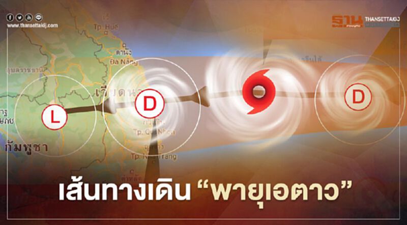 เปิดเส้นทางเดิน "พายุเอตาว" 9-11 พ.ย. เปิดเส้นทางเดิน "พายุเอตาว" 9-11 พ.ย.
