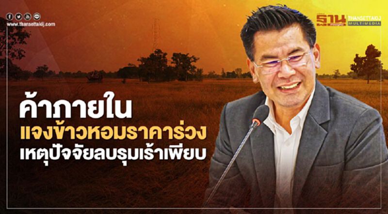 ค้าภายในแจงข้าวหอมราคาร่วง เหตุปัจจัยลบรุมเร้าเพียบ ค้าภายในแจงข้าวหอมราคาร่วง เหตุปัจจัยลบรุมเร้าเพียบ