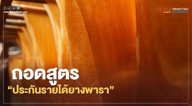 ถอดสูตร “ประกันรายได้ยางพารา” รับเงินสูงสุด 60 บาท/กก. ถอดสูตร “ประกันรายได้ยางพารา” รับเงินสูงสุด 60 บาท/กก.