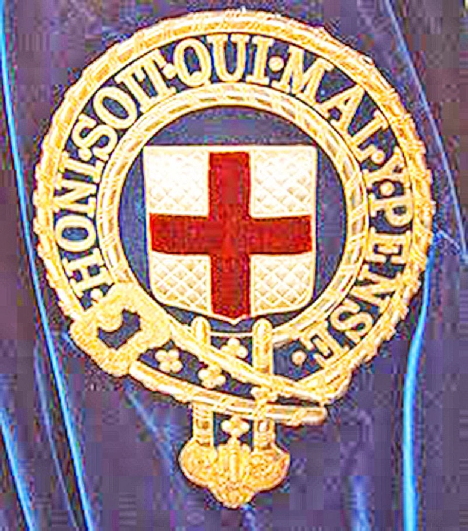 ดวงตราแห่งการ์เตอร์ ล้อมคำขวัญ