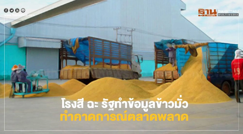 โรงสี เซ็งข้อมูลข้าวมั่ว ทำคาดการณ์ตลาดพลาด โรงสี เซ็งข้อมูลข้าวมั่ว ทำคาดการณ์ตลาดพลาด