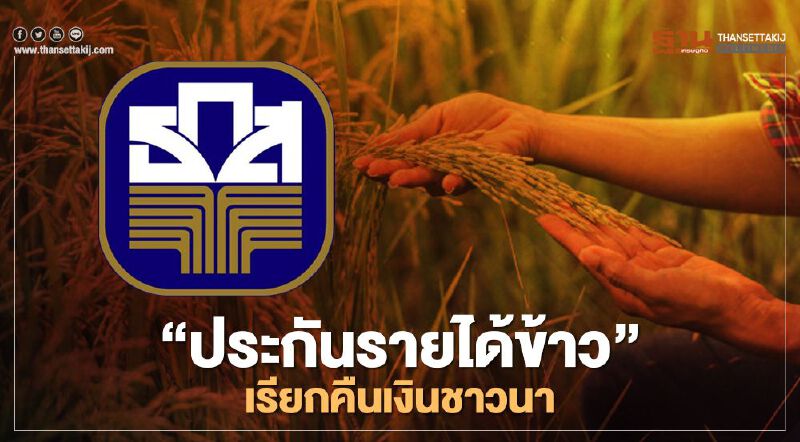 “ประกันรายได้ข้าว” ธ.ก.ส. เรียกคืนเงินชาวนา “ข้าวหอมปทุม” กว่า 2 หมื่นราย “ประกันรายได้ข้าว” ธ.ก.ส. เรียกคืนเงินชาวนา “ข้าวหอมปทุม” กว่า 2 หมื่นราย