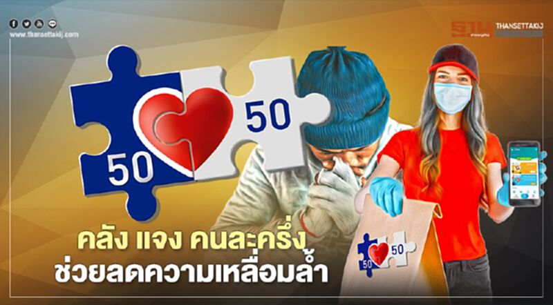 คลัง แจง คนละครึ่ง ช่วยลดเหลื่อมล้ำ คลัง แจง คนละครึ่ง ช่วยลดเหลื่อมล้ำ