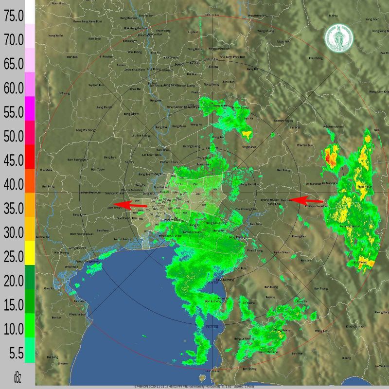 กทม.-ปริมณฑล ยังมีฝนตกต่อเนื่อง