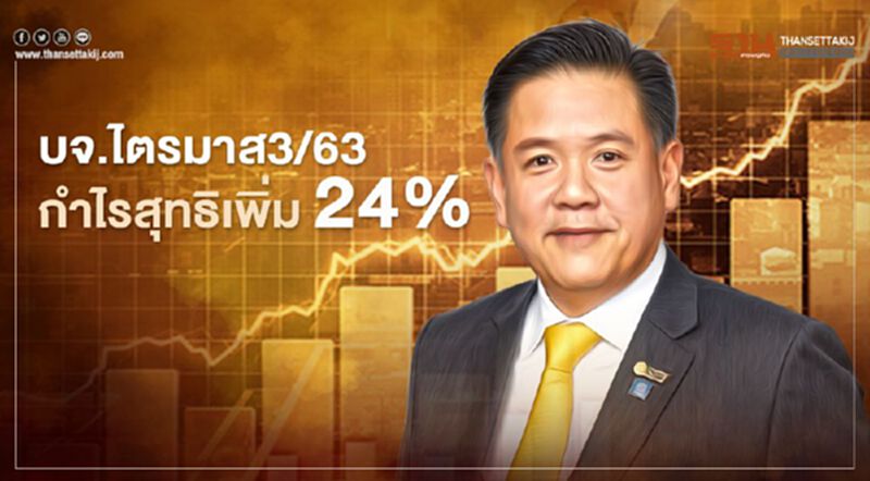 บจ.ไตรมาส3 กำไรสุทธิโต 24% ฟื้นหลังมาตรการผ่อนคลาย บจ.ไตรมาส3 กำไรสุทธิโต 24% ฟื้นหลังมาตรการผ่อนคลาย