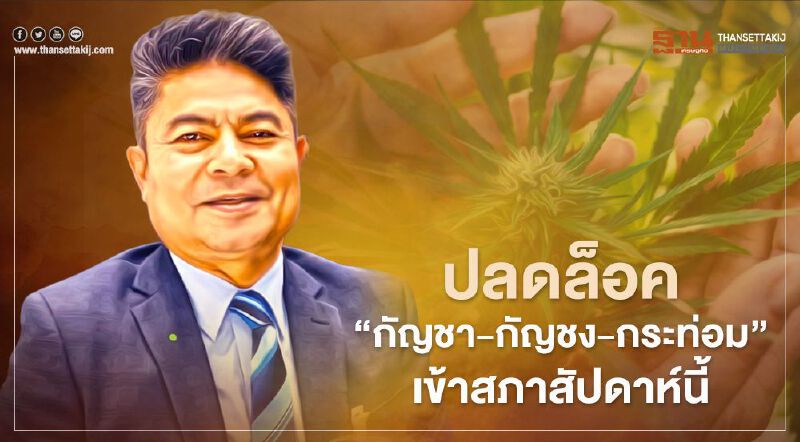 ปลดล็อค'กัญชา-กัญชง-กระท่อม'เข้าสภาสัปดาห์นี้