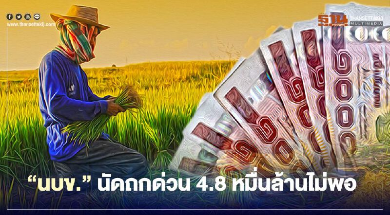 เช็กด่วน "ประกันรายได้ข้าว" วุ่น “นบข.” นัดถกด่วน 4.8 หมื่นล้าน เงินไม่พอ เช็กด่วน "ประกันรายได้ข้าว" วุ่น “นบข.” นัดถกด่วน 4.8 หมื่นล้าน เงินไม่พอ