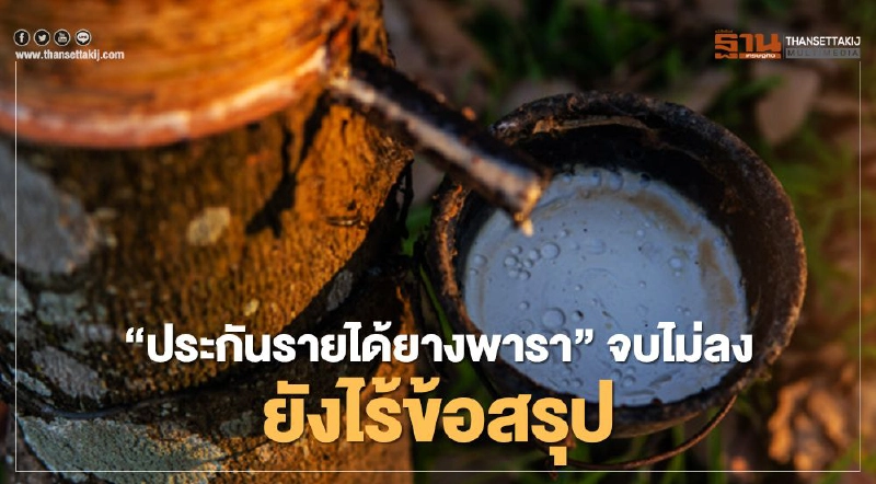 “ประกันรายได้ยางพารา” จบไม่ลง ยังไร้ข้อสรุป “ประกันรายได้ยางพารา” จบไม่ลง ยังไร้ข้อสรุป