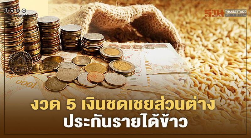 ตรวจสอบเงินประกันรายได้เกษตรกร จ่ายส่วนต่าง "ประกันราคาข้าว" งวด5 ล่าสุด ตรวจสอบเงินประกันรายได้เกษตรกร จ่ายส่วนต่าง "ประกันราคาข้าว" งวด5 ล่าสุด