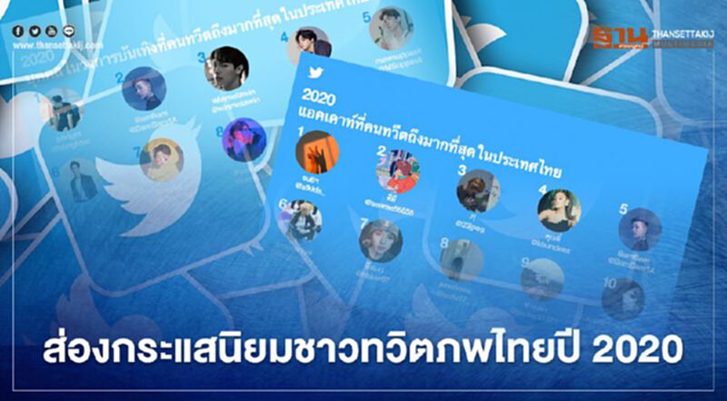 ส่องกระแสนิยมชาวทวิตภพไทยปี 2020 ส่องกระแสนิยมชาวทวิตภพไทยปี 2020