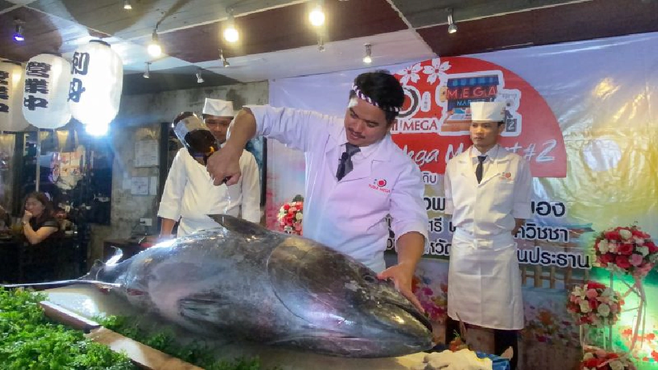 "ซูชิเมกะ"ประมูล‘ทูน่า’ยักษ์ ช่วยโรงพยาบาลระยอง