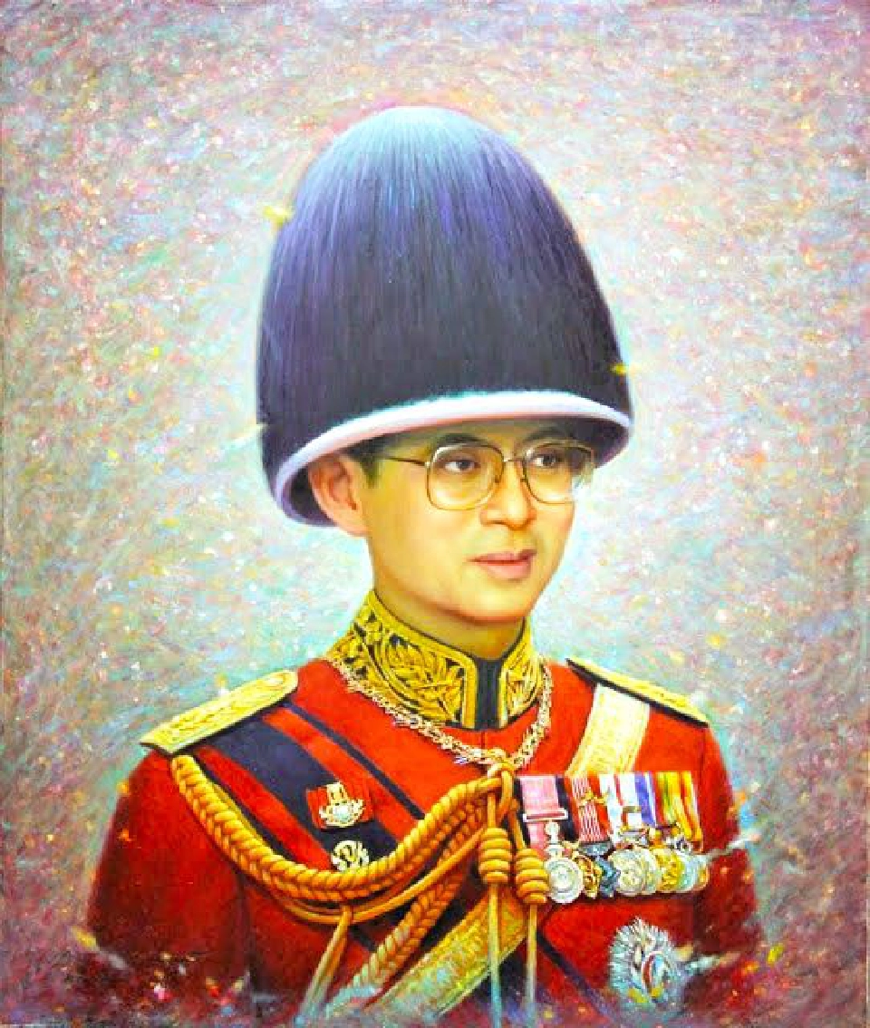 -พระบรมสาทิสลักษณ์ โดย อ.สุวัฒน์ วรรณมณี-