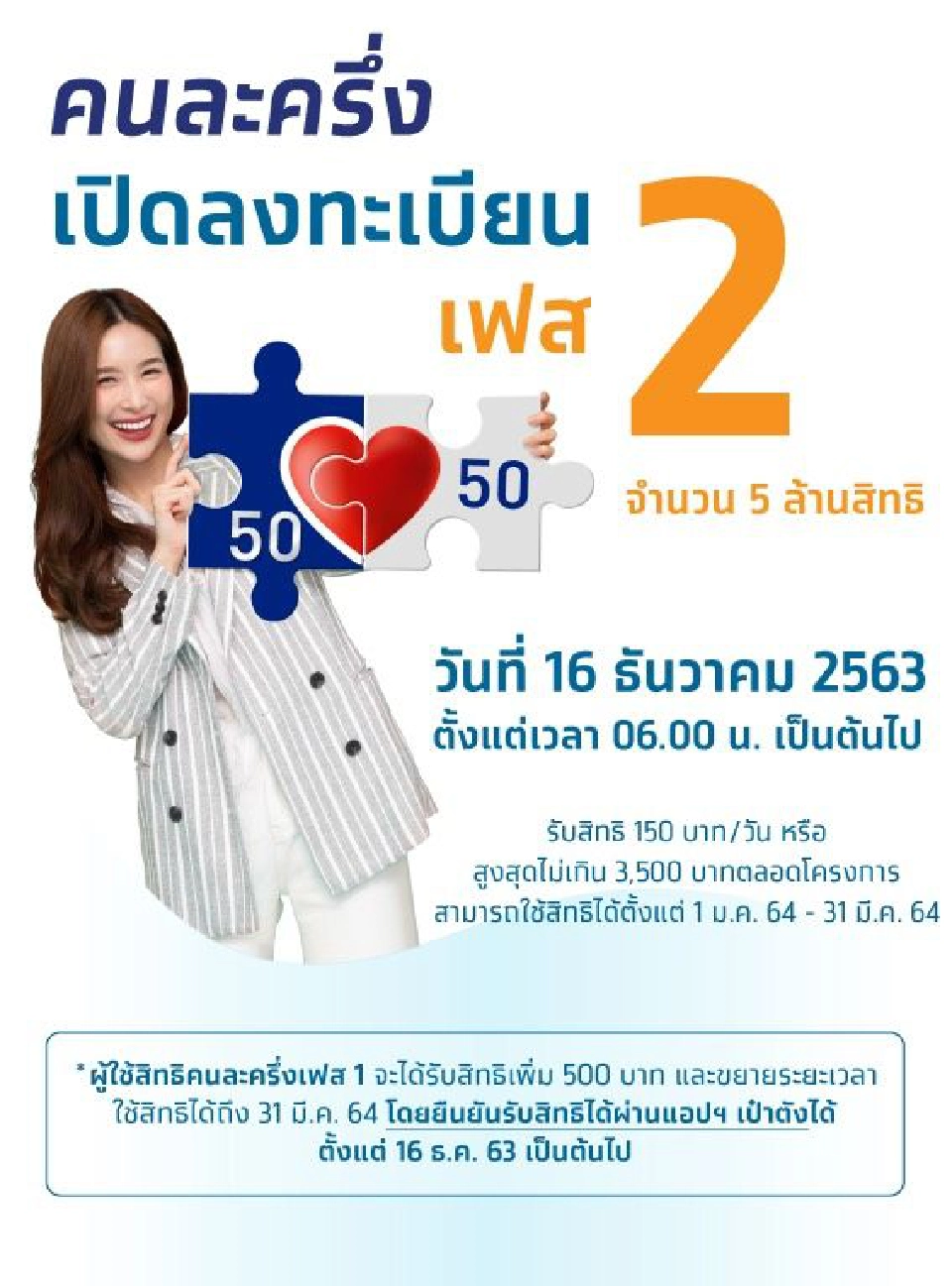 “คนละครึ่ง”เปลี่ยนหน้าเว็บใหม่แล้ว! พร้อมแจงเงื่อนไขลงทะเบียนคนละครึ่งเฟส2