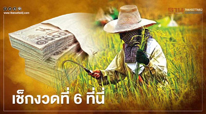 ตรวจสอบเงินประกันรายได้เกษตรกร จ่ายส่วนต่าง "ประกันราคาข้าว" งวด6 ล่าสุด ตรวจสอบเงินประกันรายได้เกษตรกร จ่ายส่วนต่าง "ประกันราคาข้าว" งวด6 ล่าสุด