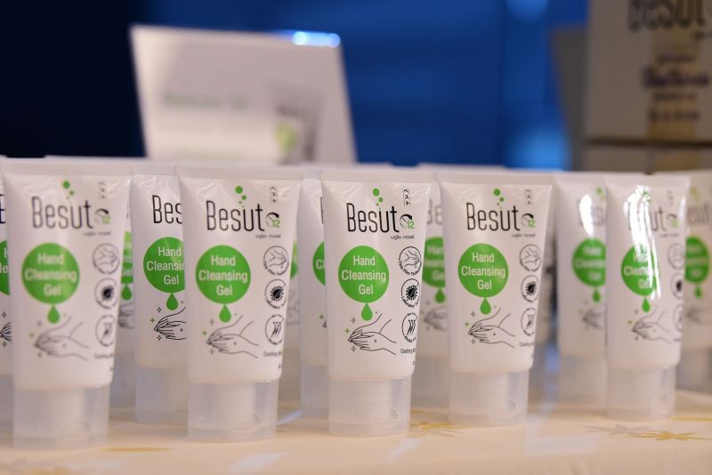 ปั้น“Besuto12”เจลไร้แอลกอฮอล์ฆ่าเชื้อโควิด 99%
