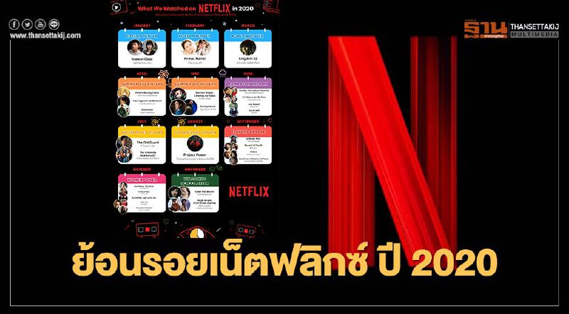 ย้อนรอยเน็ตฟลิกซ์ ปี 2020 เติมเต็มอารมณ์คนไทย