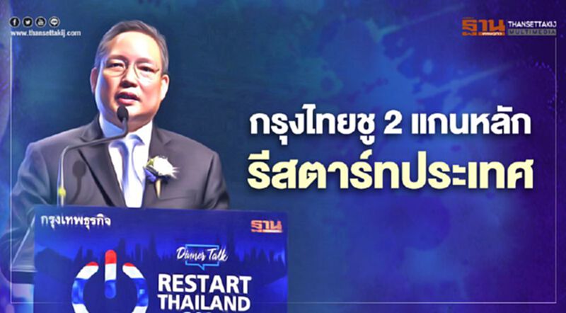 กรุงไทยชู2แกนหลักรีสตาร์ทประเทศ กรุงไทยชู2แกนหลักรีสตาร์ทประเทศ