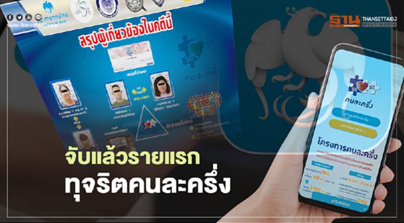 จับแล้วแก๊งค์ทุจริต “คนละครึ่ง” จำคุกไม่เกิน 5 ปีปรับไม่เกิน 1 แสน จับแล้วแก๊งค์ทุจริต “คนละครึ่ง” จำคุกไม่เกิน 5 ปีปรับไม่เกิน 1 แสน