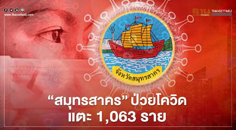 "สมุทรสาคร"ป่วย‘โควิด’เพิ่ม 242 ราย ทะลุหลักพัน