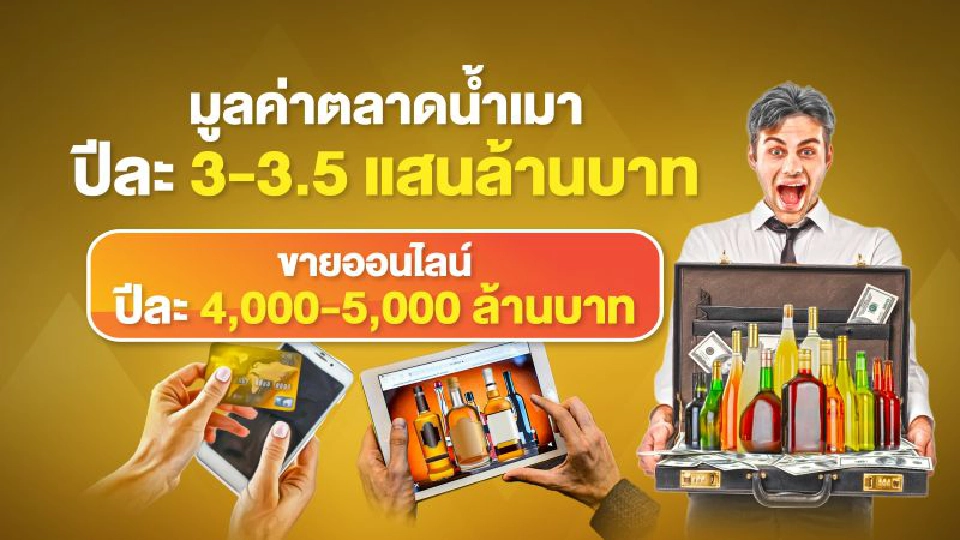 ช่องโหว่ “ขายสุรา” ออนไลน์ “ของหนีภาษี” บานสะพรั่ง
