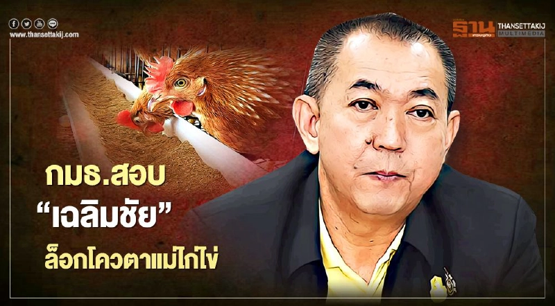 กมธ.สอบ “เฉลิมชัย” ล็อกโควตาแม่ไก่ไข่ 16 ราย เรียกชี้แจง หลังปีใหม่ กมธ.สอบ “เฉลิมชัย” ล็อกโควตาแม่ไก่ไข่ 16 ราย เรียกชี้แจง หลังปีใหม่