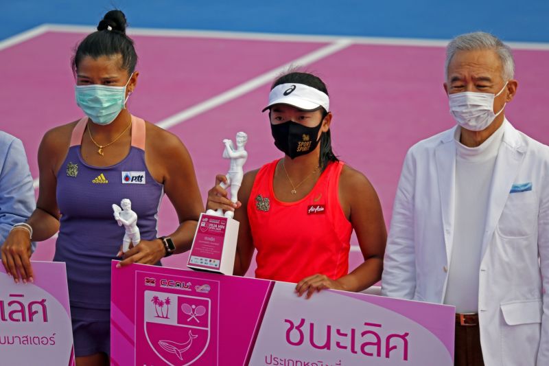  "น้องแต้ว"คว้ารางวัลนักเทนนิสหญิงแห่งปีหัวหินโอเพ่น 2020 