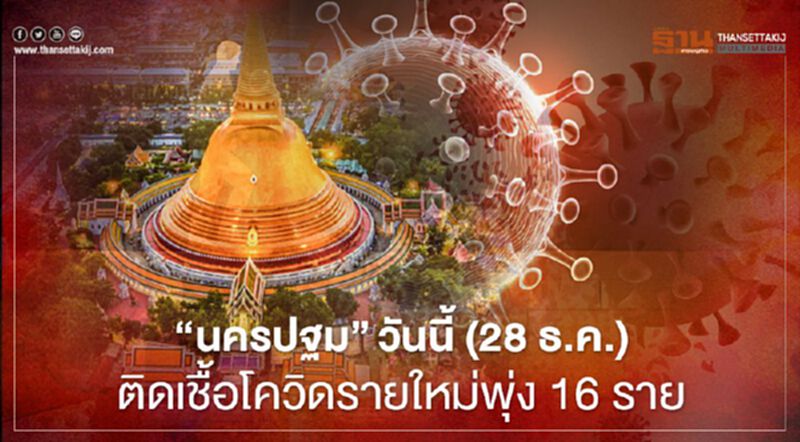 “นครปฐม”วันนี้ติดเชื้อโควิดรายใหม่พุ่ง 16 ราย สะสม 53 ราย “นครปฐม”วันนี้ติดเชื้อโควิดรายใหม่พุ่ง 16 ราย สะสม 53 ราย